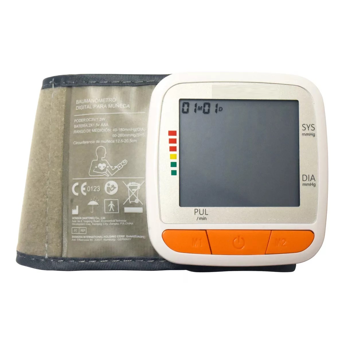 Bauman&oacute;metro Para Mu&ntilde;eca Con 90 Memorias Para Dos Usuarios Color Blanco image number null