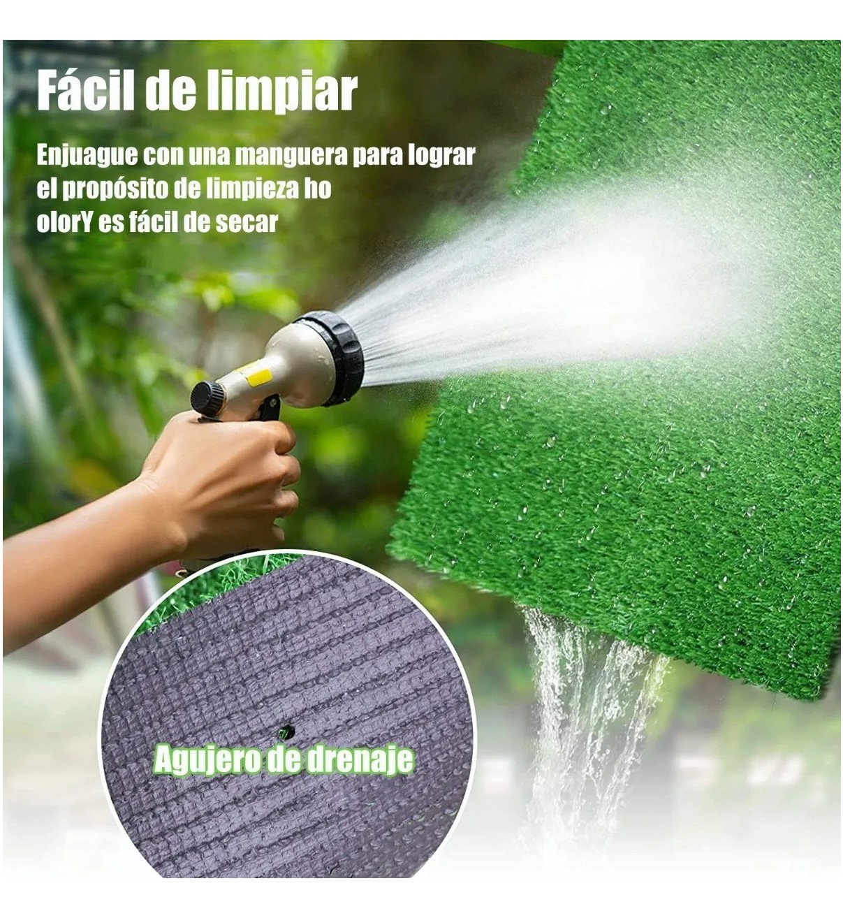 Tapete Entrenador Pasto Perro Transpirable Y Lavable 46x71cm Mlaubero image number null