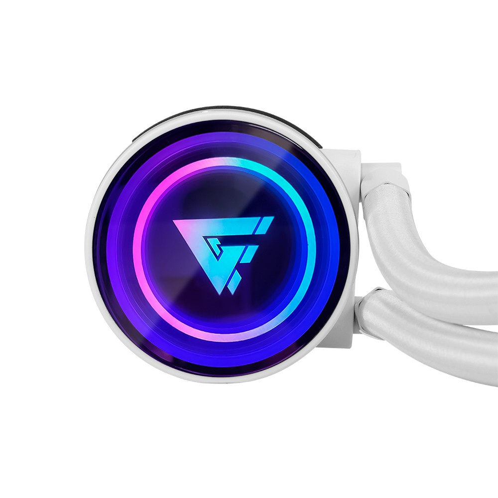 Vorago Game Factor LQG601-WH Enfriamiento L&iacute;quido 240mm RGB TDP 250W Blanco image number null