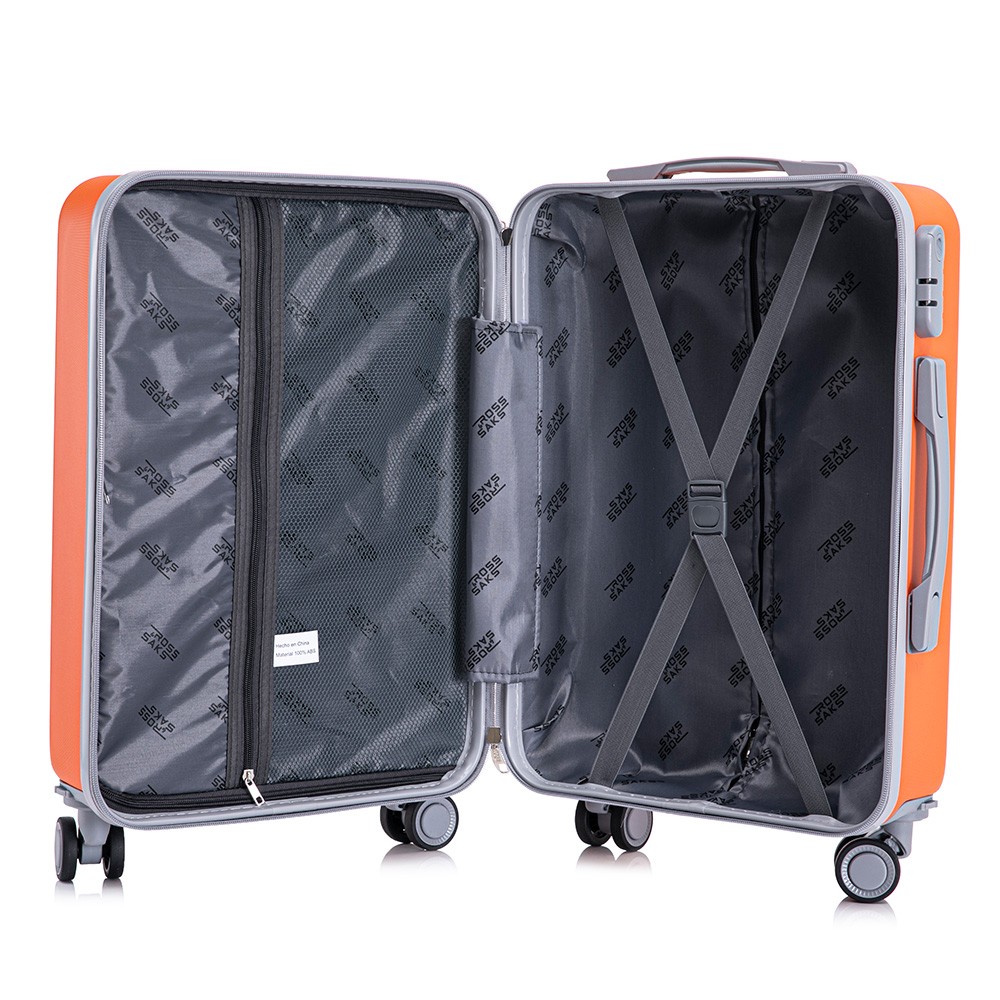 Maleta de Cabina rigida con ruedas 10kg Naranja image number null