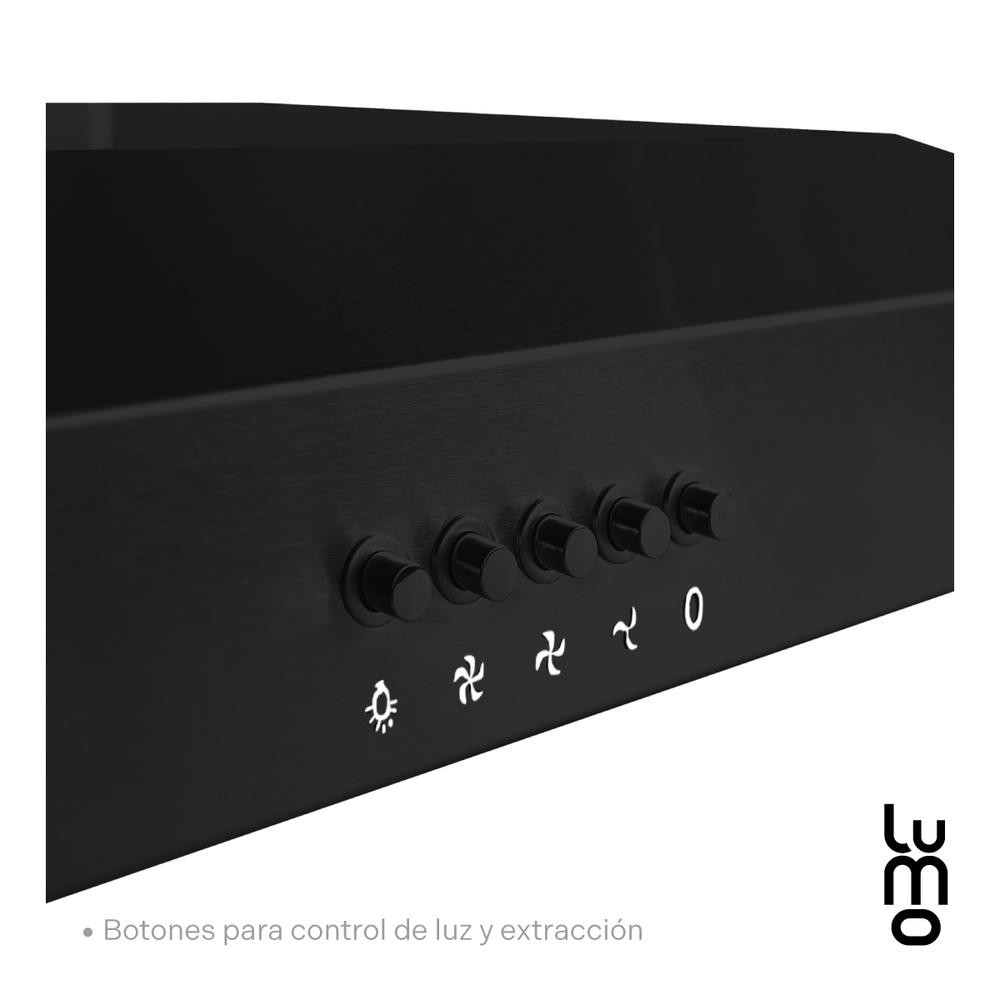 Campana Cocina Extractora de Pared 60 cm Acero Inox Luz Led image number null