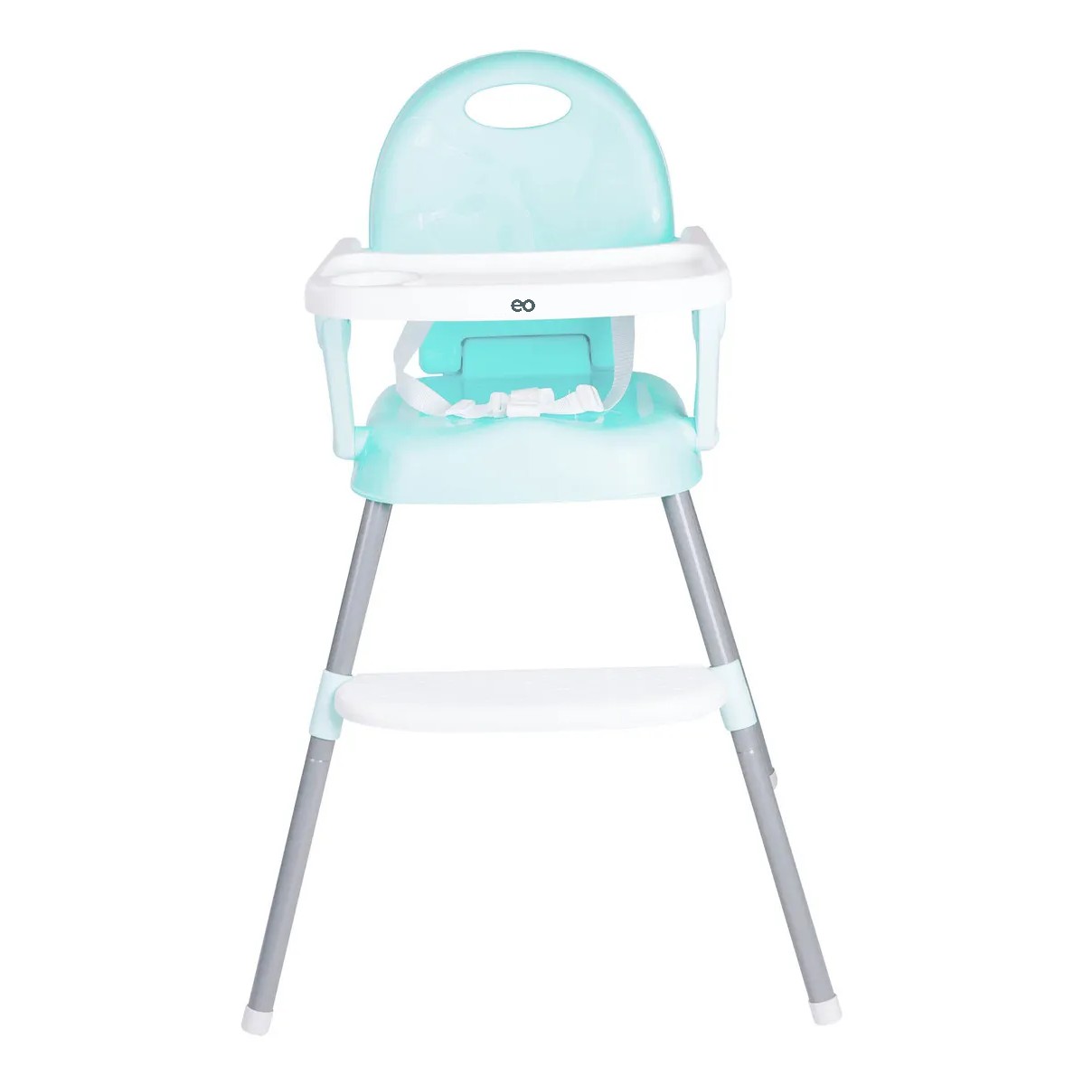 Silla Alta Periquera Plegable 3 en 1 Con Bandeja Ajustable Color Verde Claro image number null