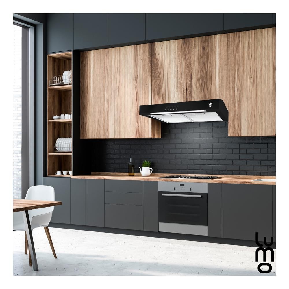 Campana Cocina Extractora de Pared 60 cm Acero Inox Luz Led image number null