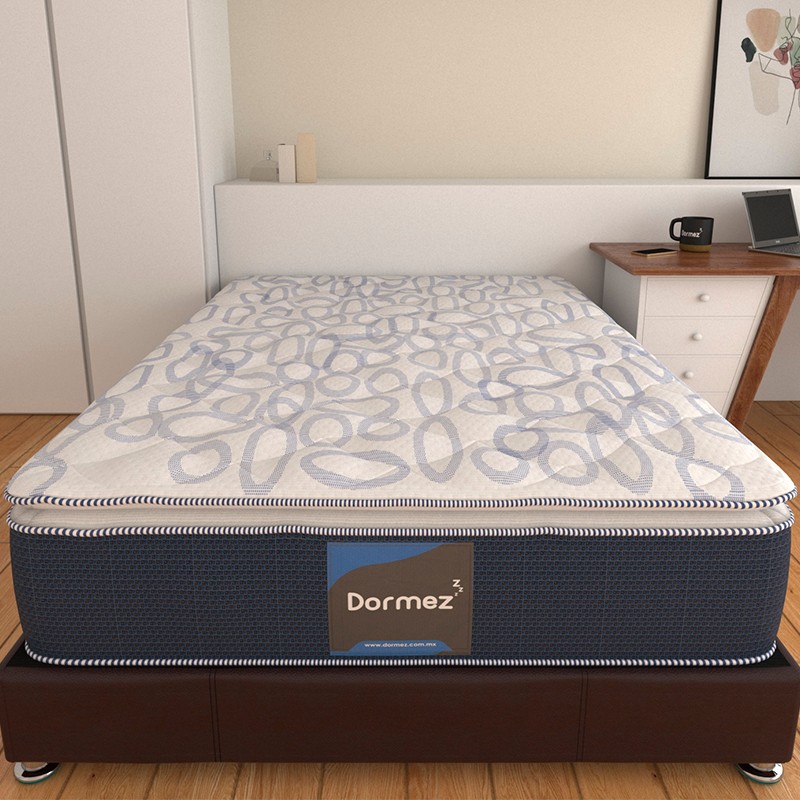 Colch&oacute;n Individual Onix Rom Silc Dormez Ortop&eacute;dico +2 ALMOHADAS GRATIS. image number null
