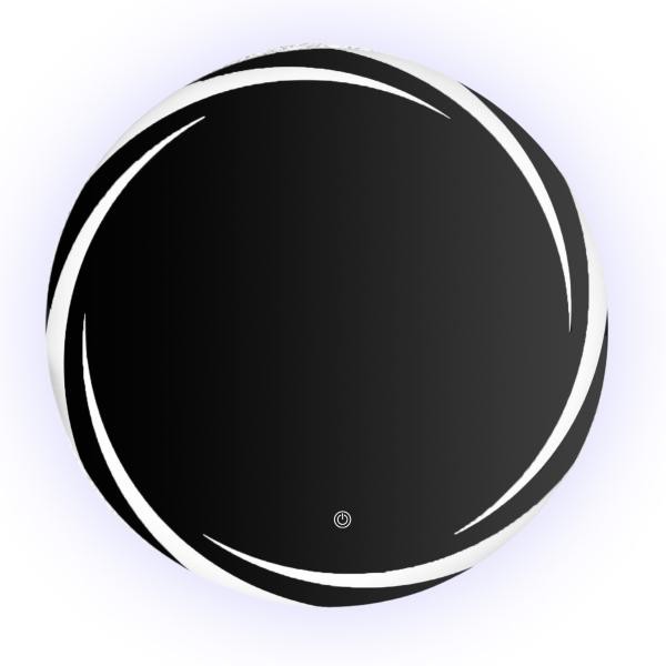 Espejo de Pared Redondo Tulum con Luz LED Decorativa para Ba&ntilde;o o Rec&aacute;mara image number null