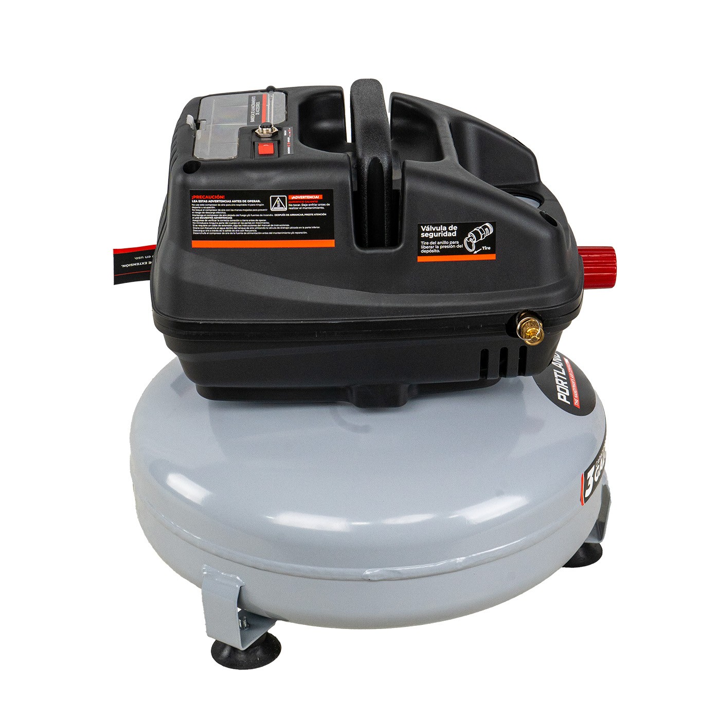 Kit Mini Compresor De Aire El&eacute;ctrico Portland 1/2 Hp 11 Litros C/Manguera y Soplador &ndash; PAC-32 image number null