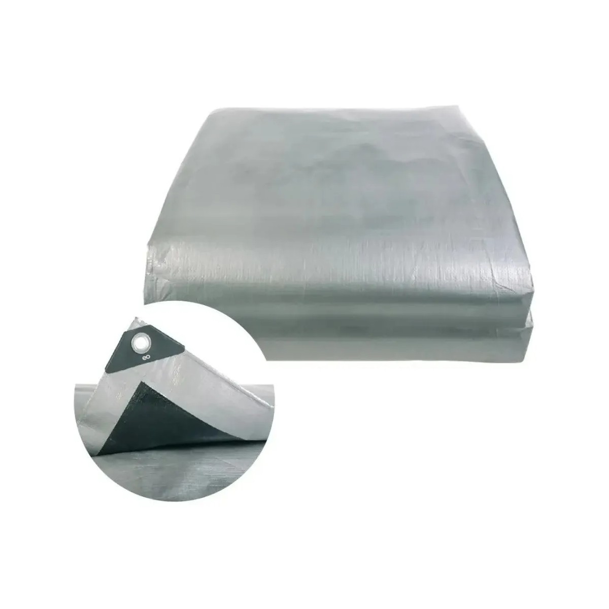 Lona Gris Uso Rudo Multifuncional 3 X 6 Mts Toldo image number null
