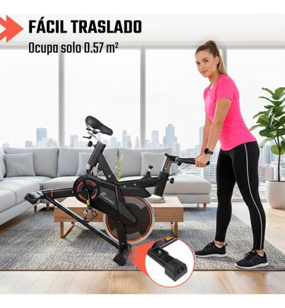 Bicicleta Spinning Fija Estatica Fitness Monitor Cardiaco Centurfit image number null
