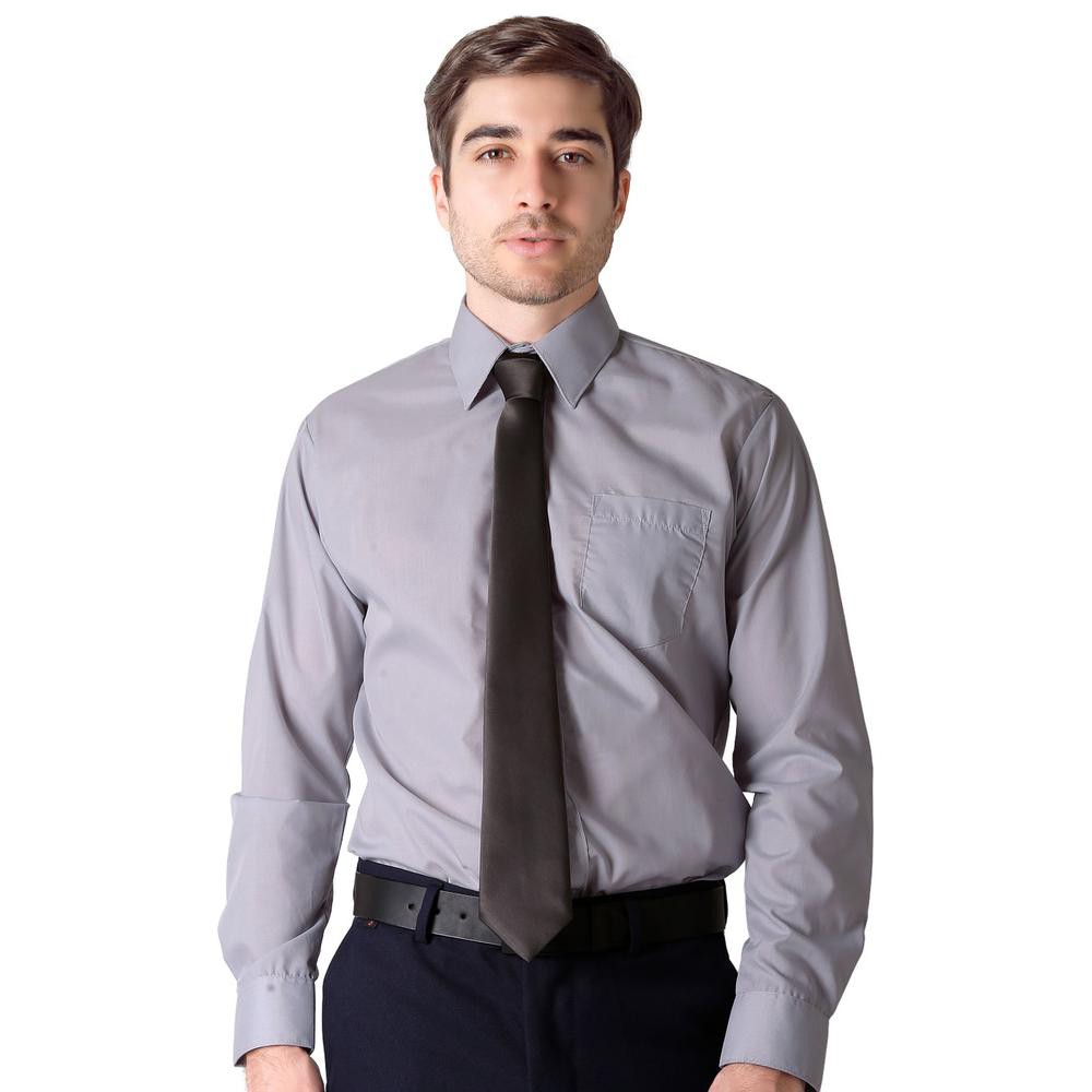 Camisa Hombre Vestir Regular Gris Lavin 54104605 image number null