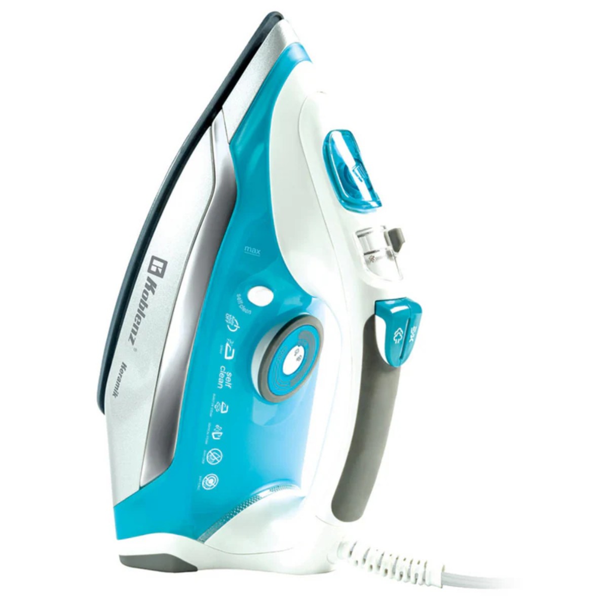 Plancha de Vapor Koblenz PKK 750 SA Secure Keramik Pro 1600W Aqua/Plata ENDY2* image number null