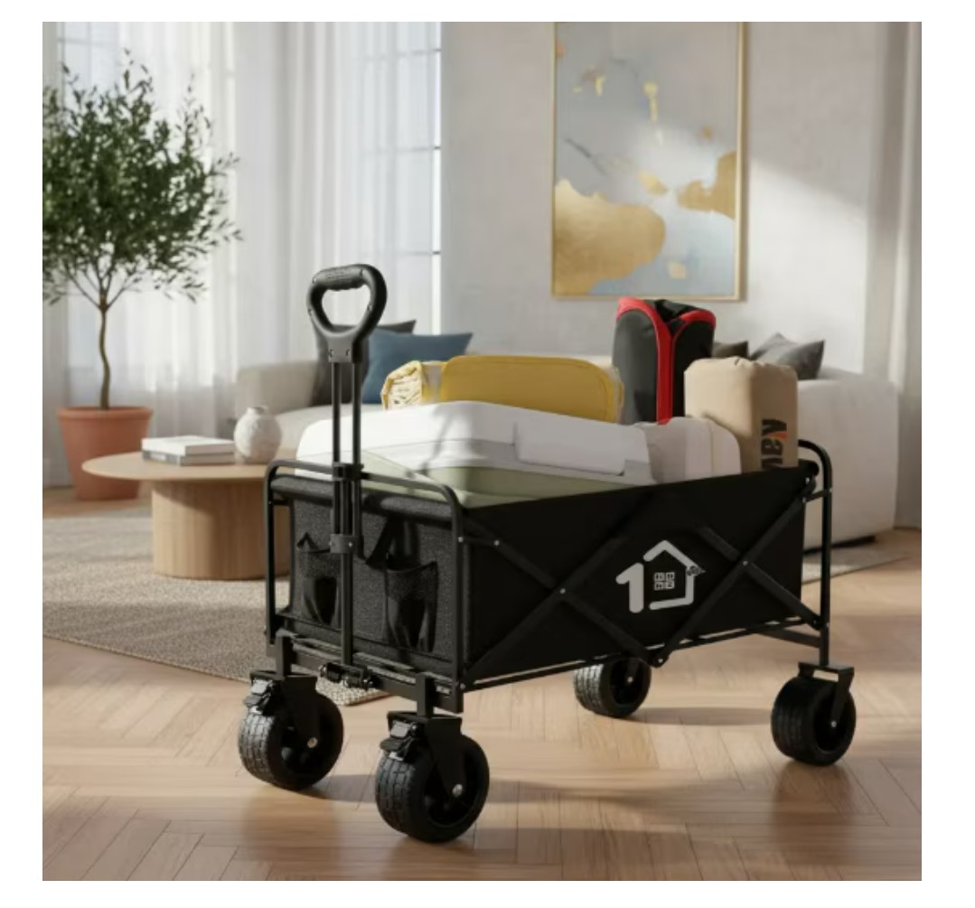 Carrito Plegable De Carga Modelo Negro image number null