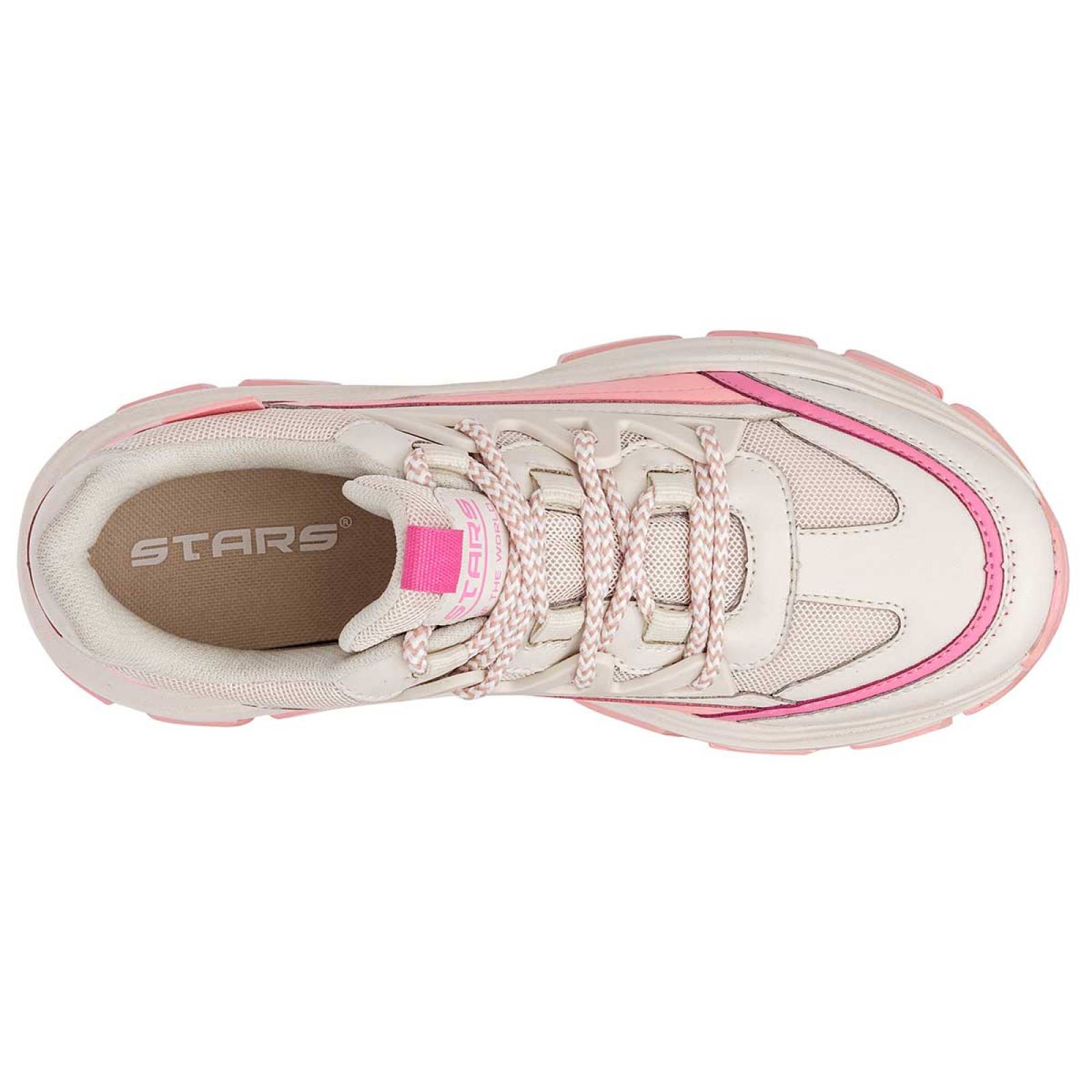 TENIS CHUNKY de Stars of the world Para Mujer en LATTE 10527 T6 image number null