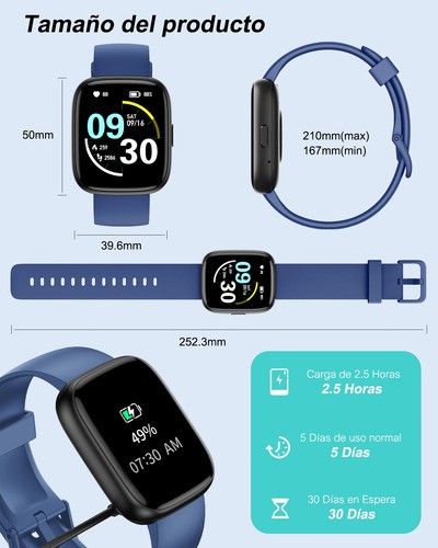 Reloj Inteligente Smartwatch Llamadas Bluetooth Para Alexa image number null