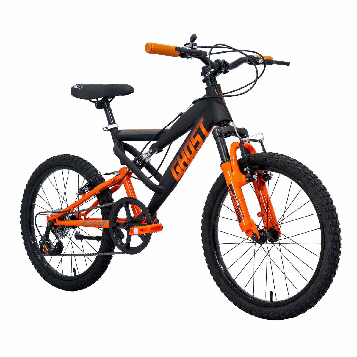 Bicicleta Infantil Rodada 20 de Acero Ghost Nautilus Color Naranja image number null