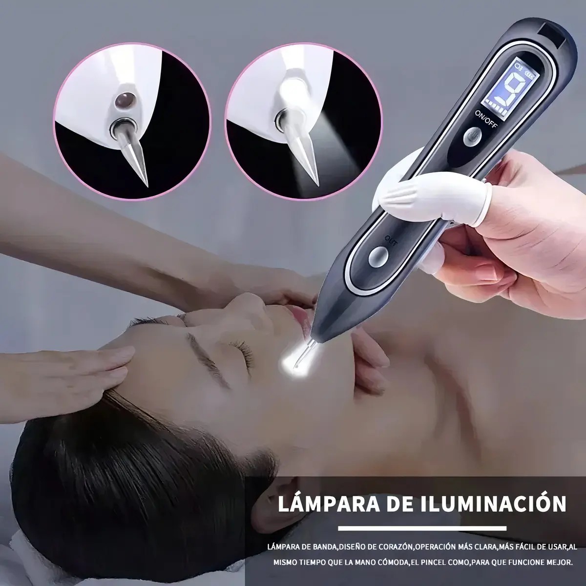 Cauterizador Recargable 25 con Display Elimina Verrugas y Pecas 9 Niveles LED image number null