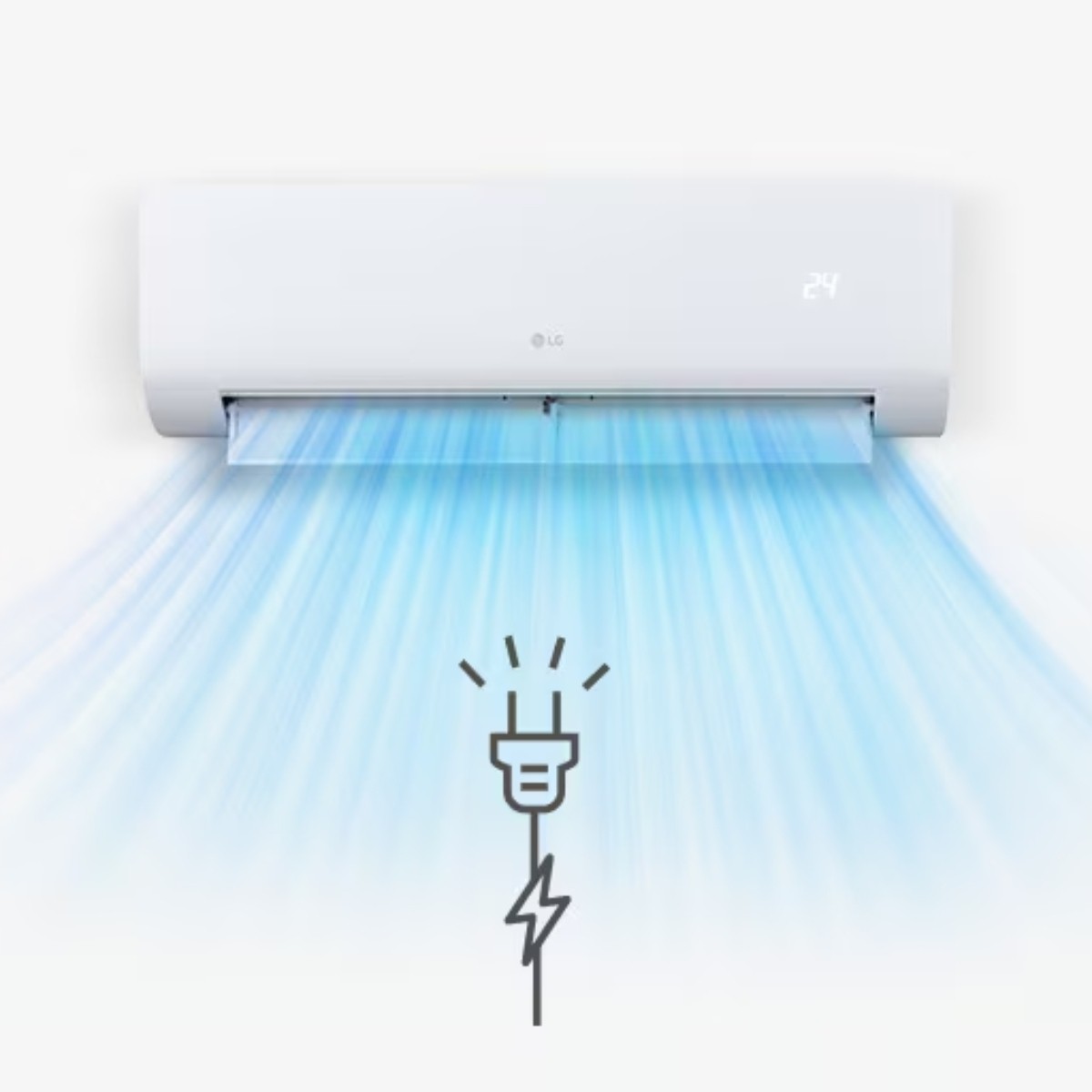 Aire Acond. Minisplit LG MW122C4 11,000 BTUS Solo Frio ON/OFF 220V ALBY35. image number null