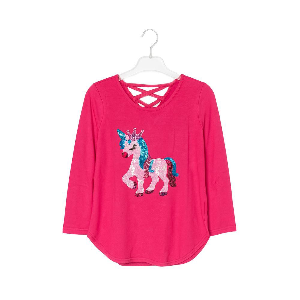 Blusa infantil de unicornio /Kids 992240 (Fiusha) image number null