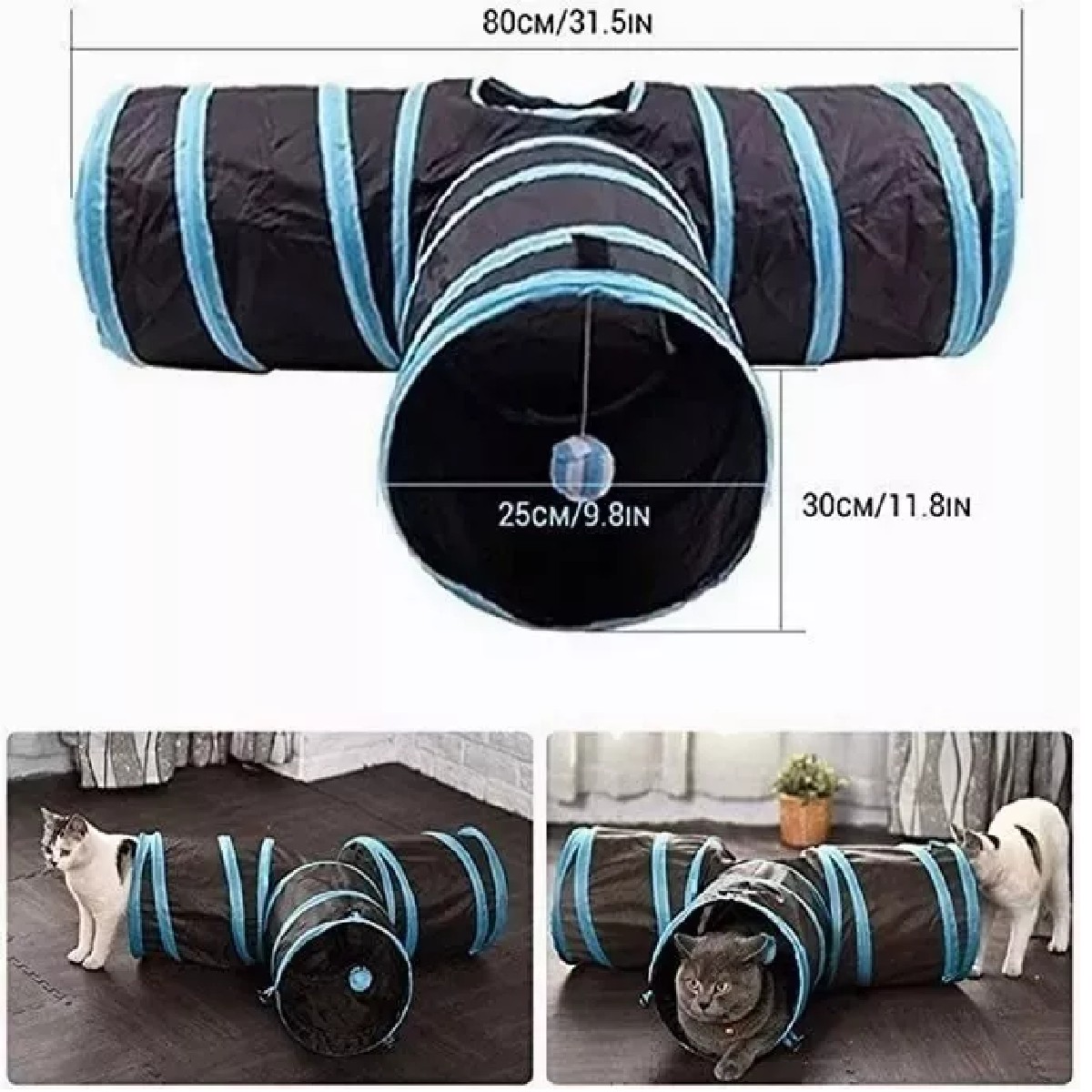 Kit 27 Piezas De Juguetes Para Gatos Mascotas T&uacute;nel Para Gatos image number null