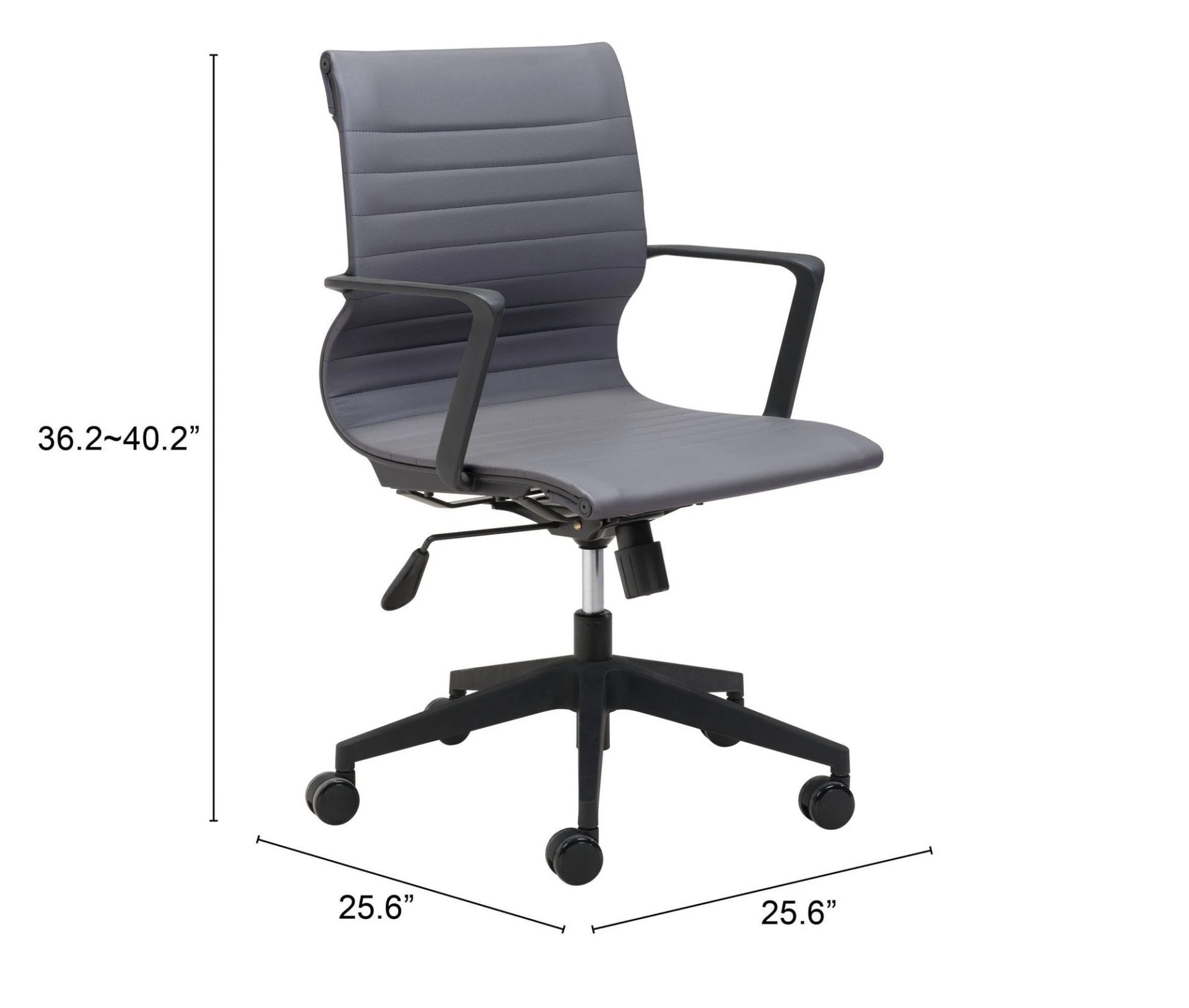 Silla de Oficina Stacy Gris Kessa image number null