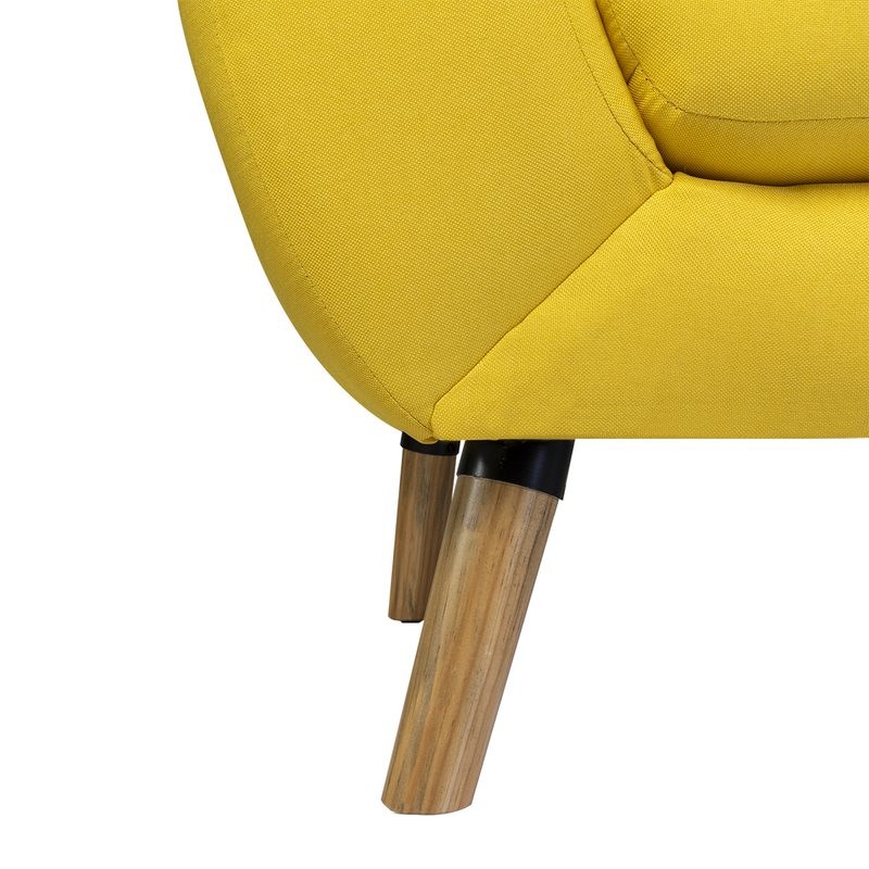 Sofa de 2 plazas Vara Amarillo - Kessa. image number null
