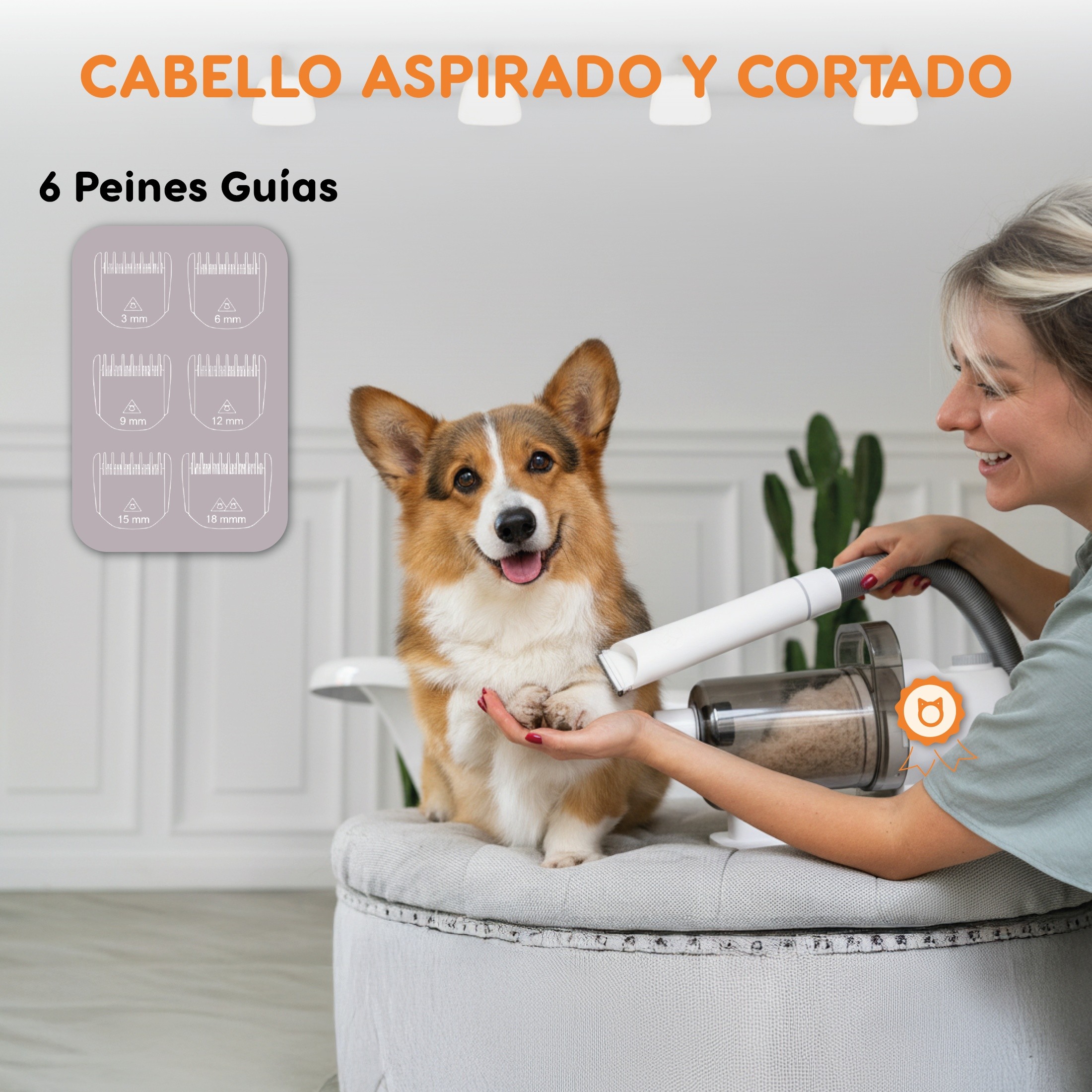 Kit De Aseo Para Mascotas Poli Pets 8 en 1 Con aspiradora 10000 Pa image number null