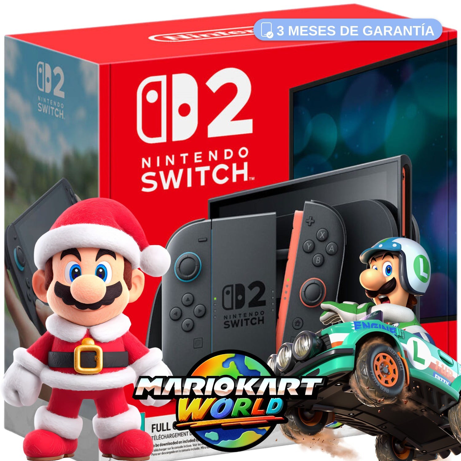 Consola Nintendo Switch 2 MARIO KART Aud&iacute;fonos image number null