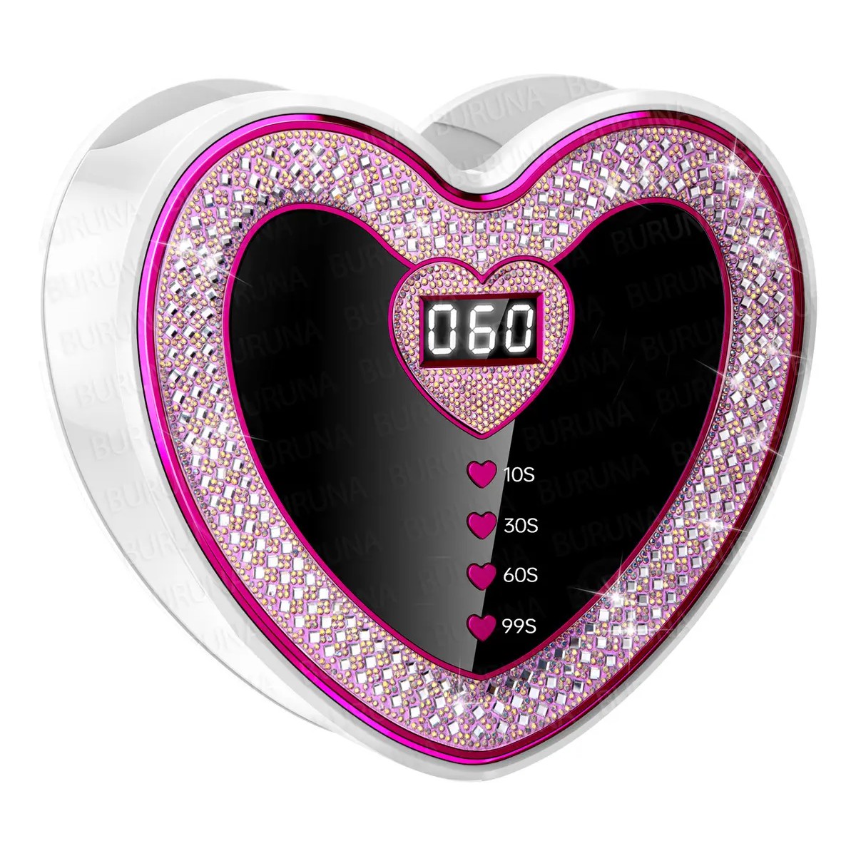Lampara Para U&ntilde;as Uv Con Pantalla Led, Sensor Autom&aacute;tico Y 4 Ajustes Temporizador image number null