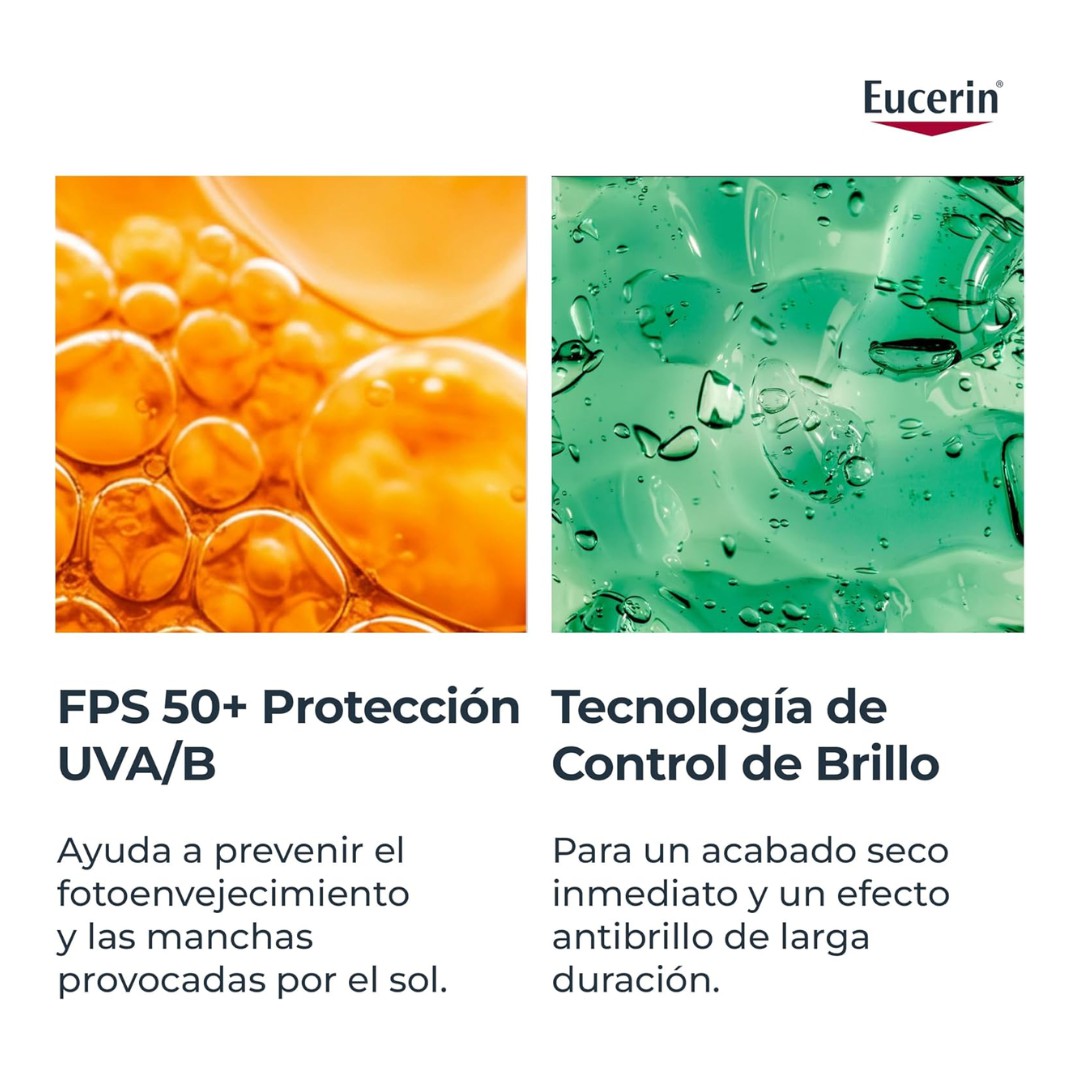 Eucerin Protector Solar Oil Control FPS 50+ Toque Seco Facial image number null