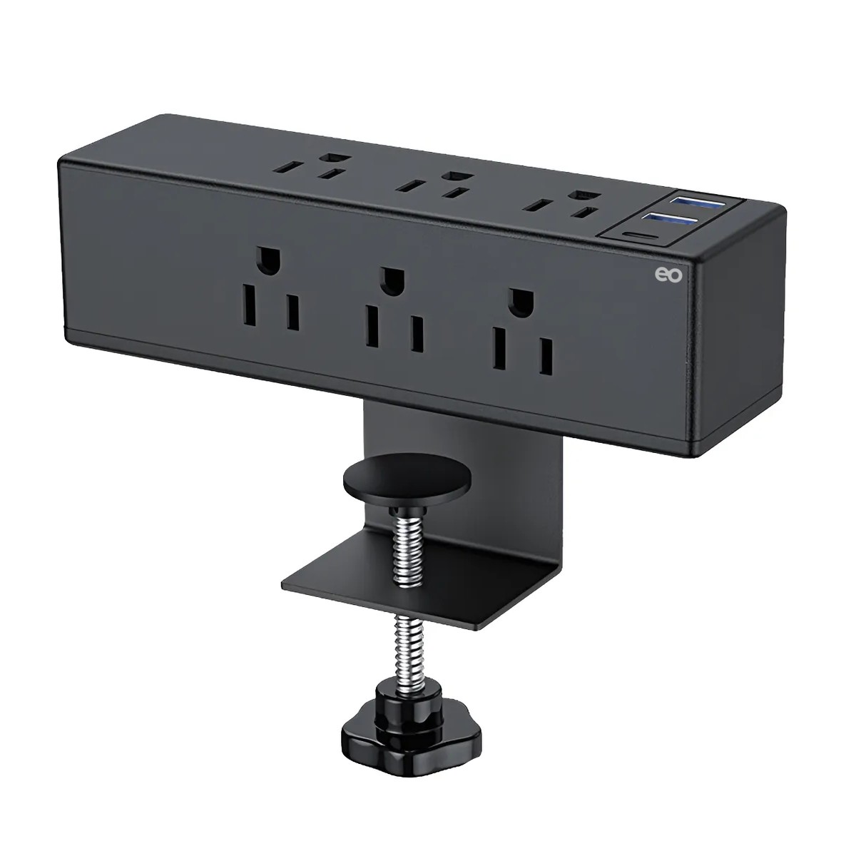 Regleta Con Pinza De Escritorio Y Carga R&aacute;pida Usb C image number null