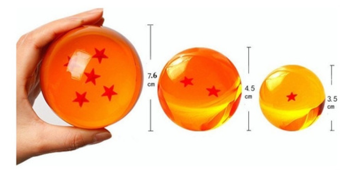 Esferas Del Drag&oacute;n Caja De 7 Esferas De Dragon Ball Z Amarillo image number null