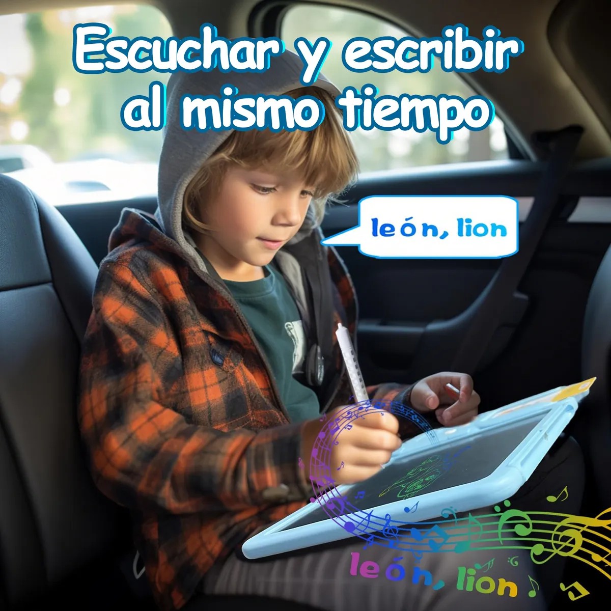 Juguetes Educativos Did&aacute;cticos Pizarra M&aacute;gica 510 Palabras Rosa image number null