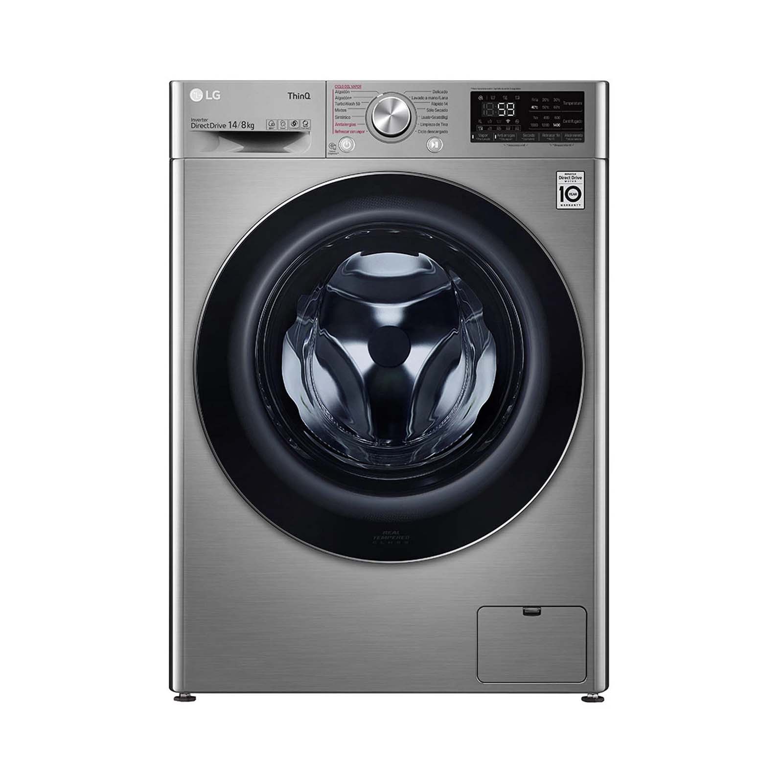 Lavasecadora LG 14/8 Kilos Carga Frontal WD14VV3S6C image number null