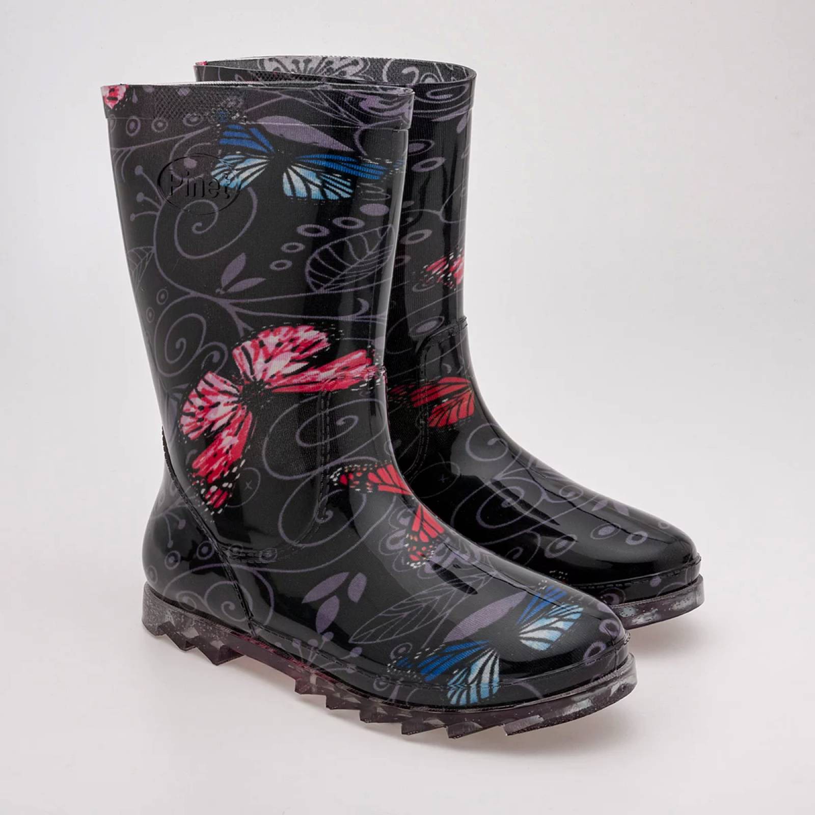 BOTA DE LLUVIA de Pinet Para Mujer Negro PULGARCIT T7 image number null
