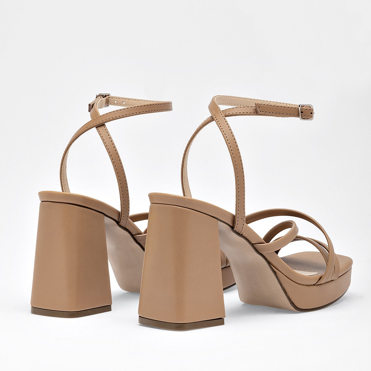 ZAPATILLA TACON 10 CM MUJER PRAVIA 2902 CAMEL NAIROBI image number null