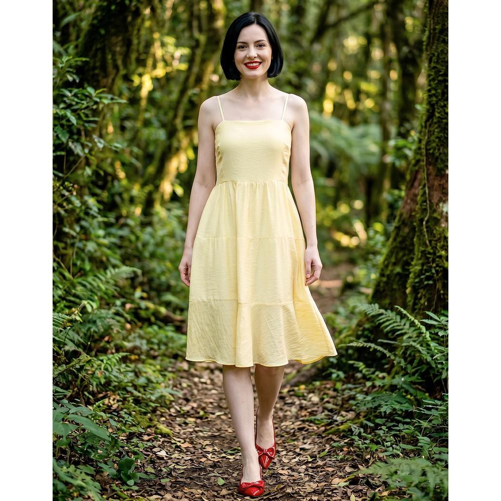 Vestido Mujer Casual Amarillo Stfashion 60405803 image number null