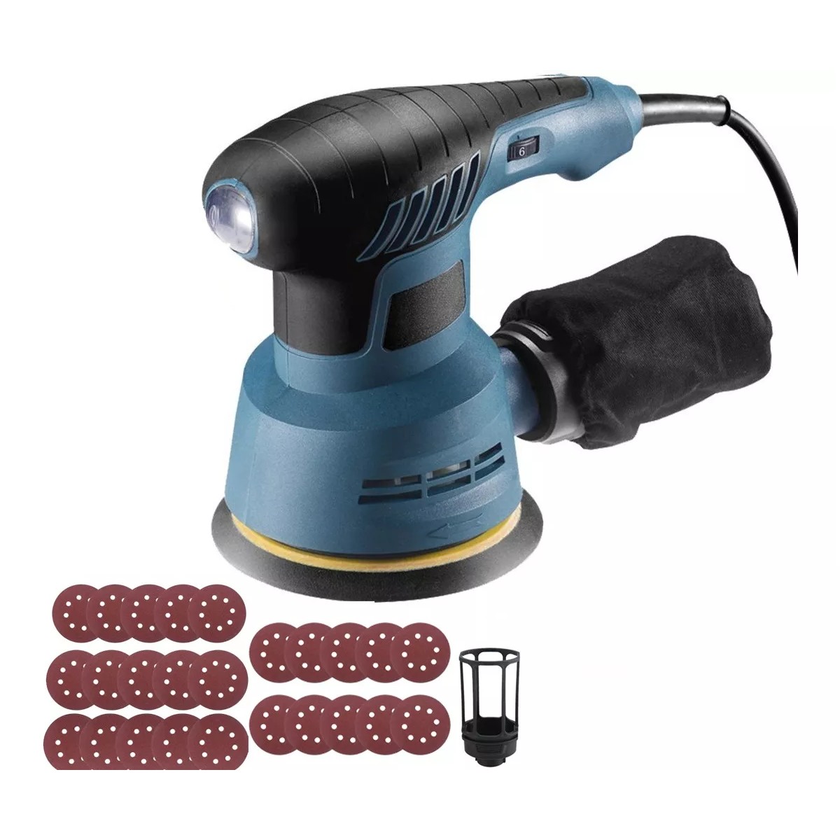 Lijadora de disco GMLQ HTS-9-2507 azul marino 300W 110V-220V . image number null
