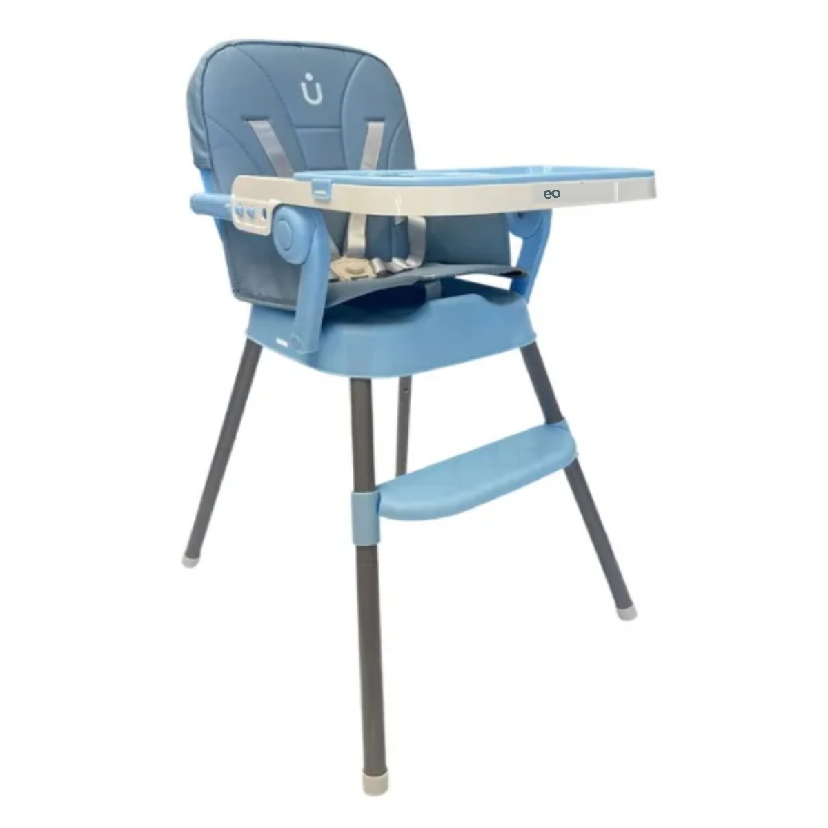 Silla Periquera Para Bebe Alta Plegable Portatil 3 En 1 Color Azul image number null