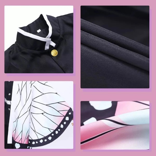 Disfraz Cosplay Anime Demon Slayer Tanjirou Nezuko Kochou Shinobu Kimono Para Fiesta De Halloween image number null