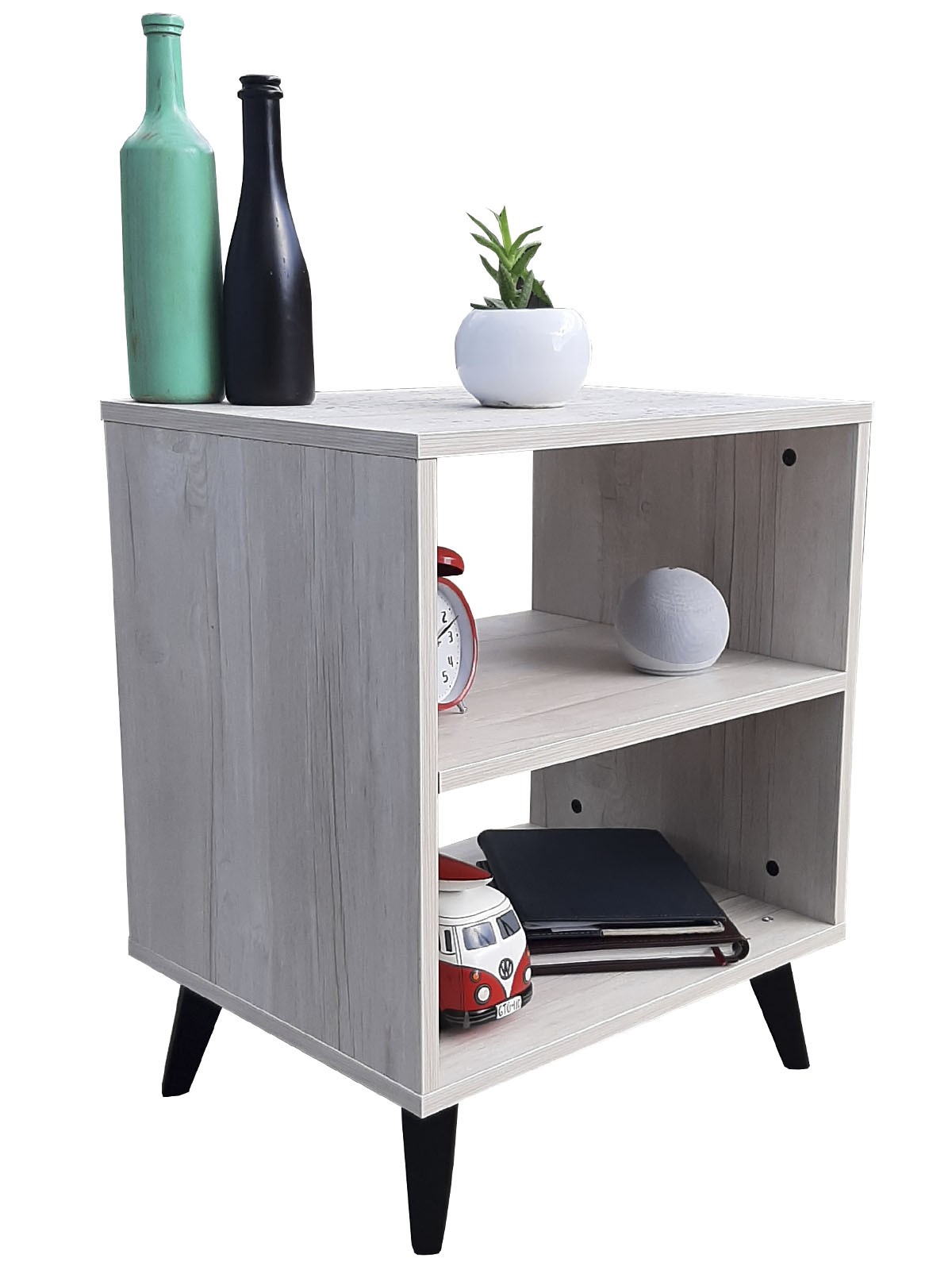 Italy Buro Hogare, Mesa De Noche, Moderno y Resistente, Blanco N&oacute;rdico image number null