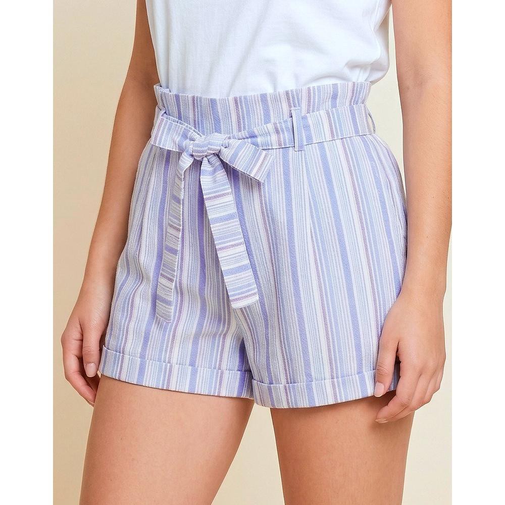 Short Mujer Casual Recto Azul Stfashion 79305801 image number null