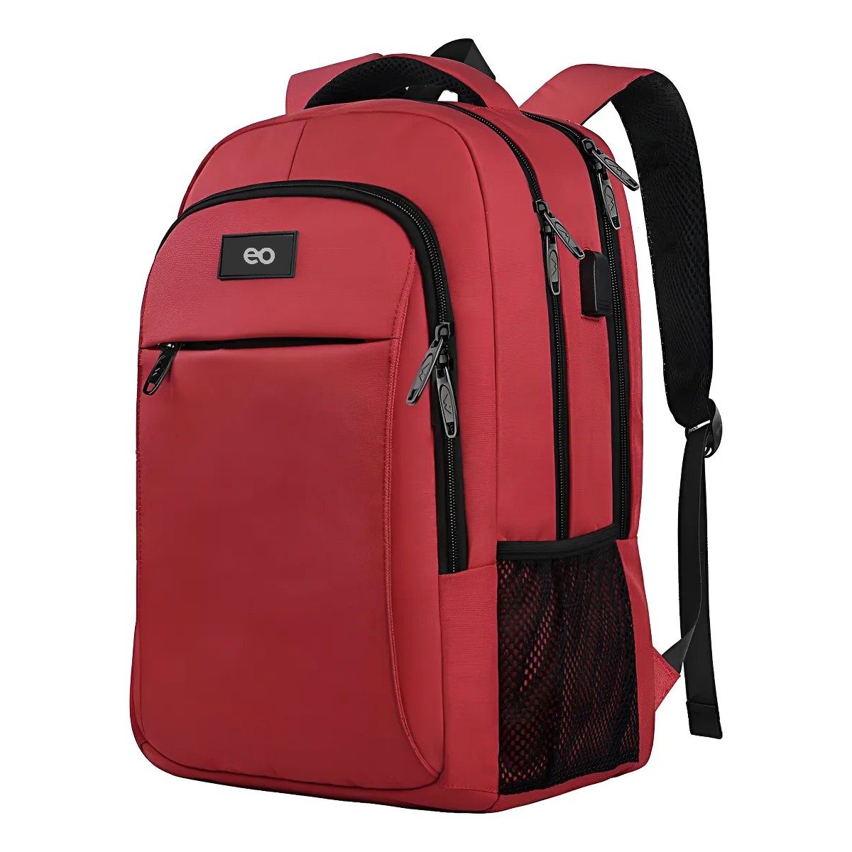 Mochila Para Laptop Viaje 35l, Antirrobo Y Impermeable Rojo image number null