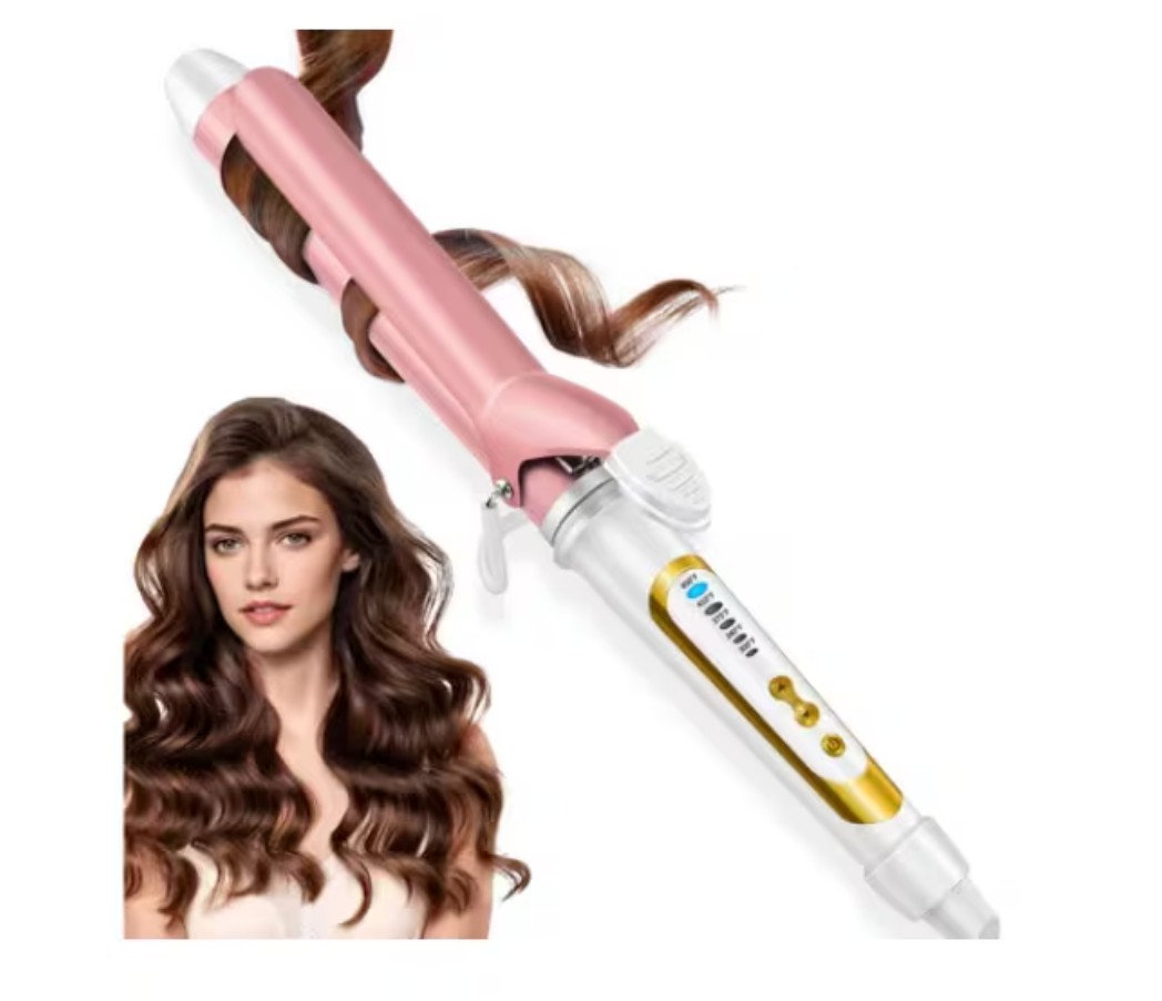 Rizadora Autom&aacute;tica De Cabello 32mm Cer&aacute;mica color rosa image number null