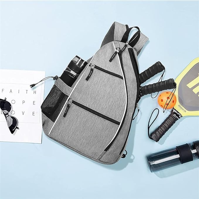 A DOTOTO Bolsa de tenis,mochila padel resistente al agua raquetero,cruzada mochila tennis bag para hombres y mujeres,raquetas b&aacute;dminton, pickleball y otros accesorios.. image number null