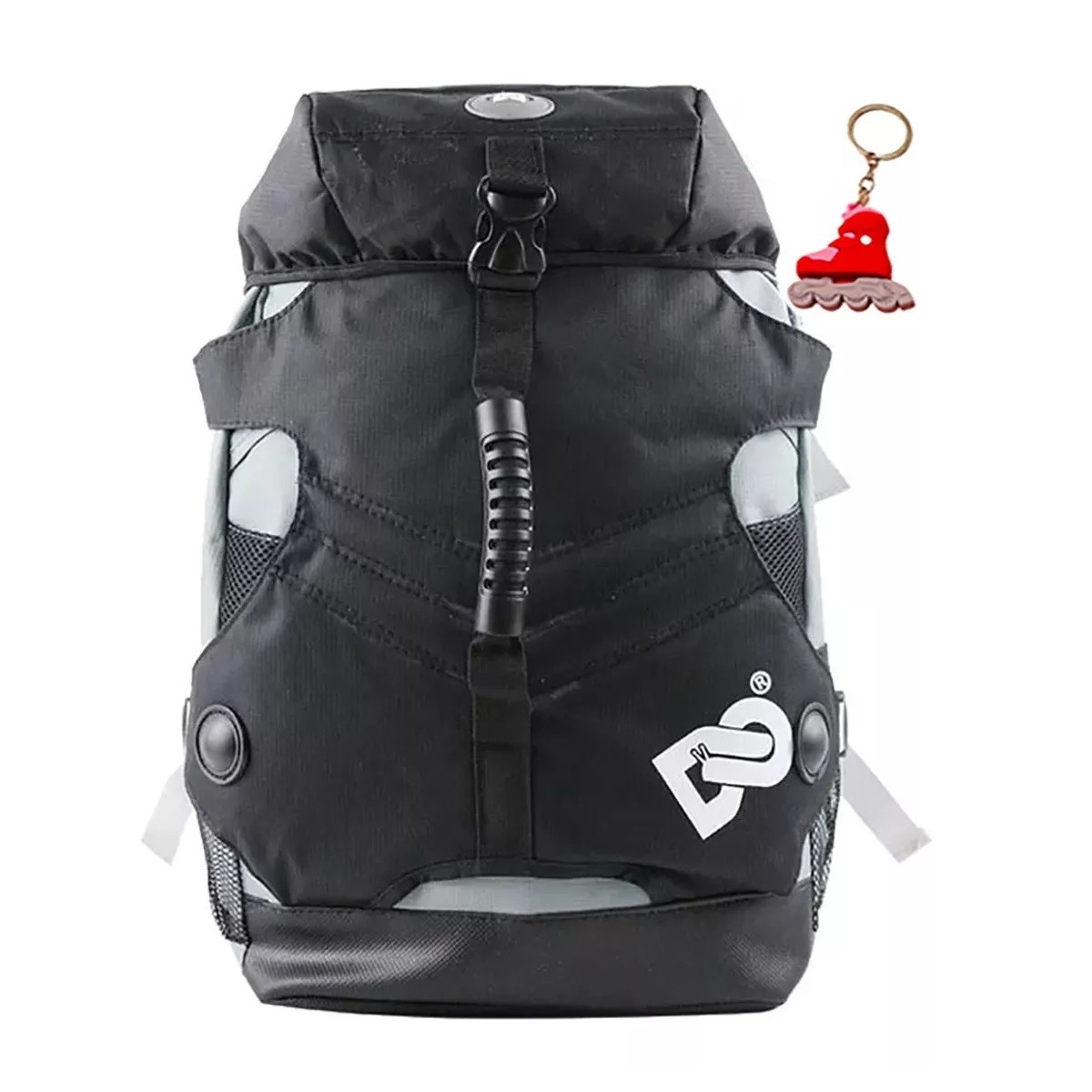 Mochila Bolsas Para Patines Gran Capacidad Modelo Negro 1 image number null
