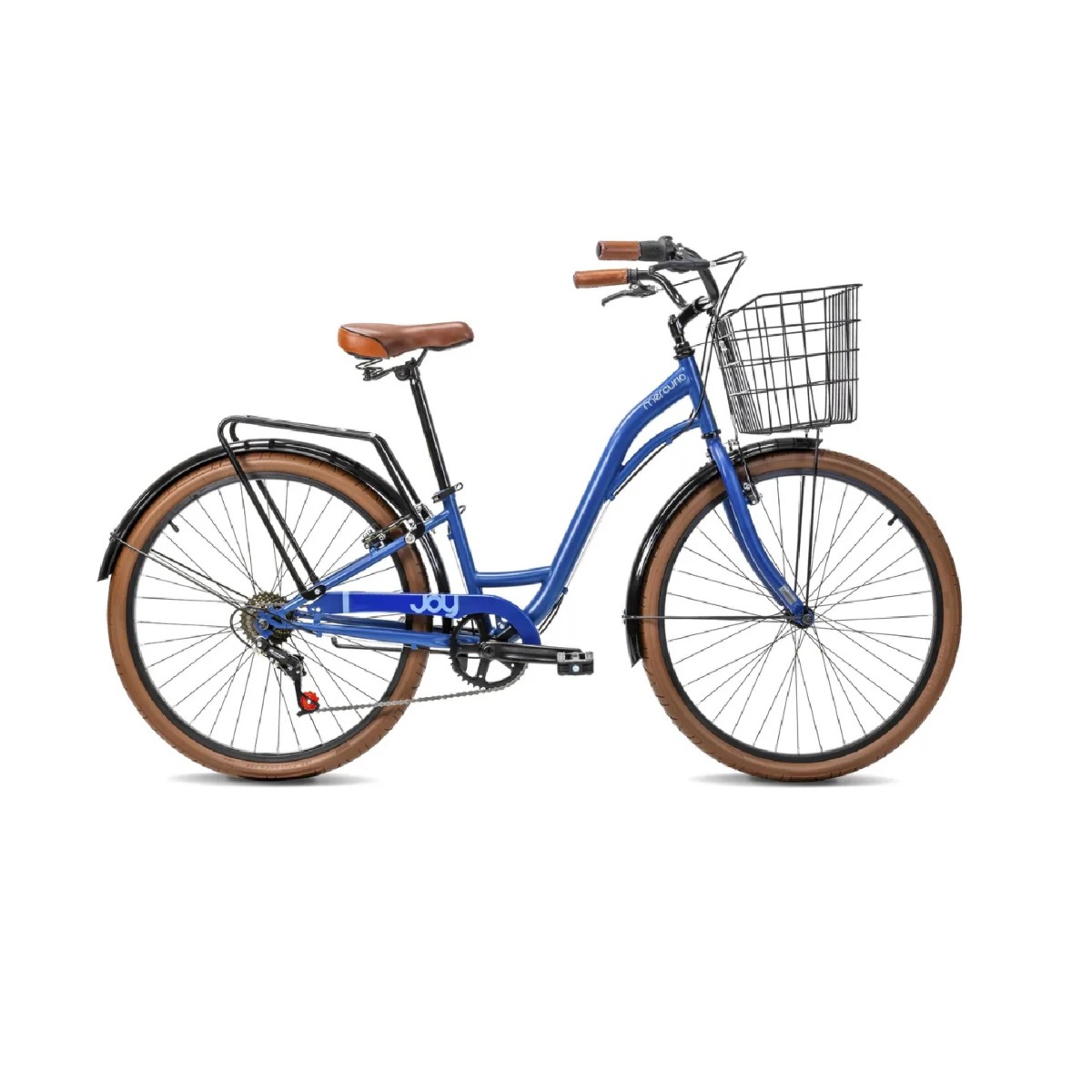 Bicicleta Mercurio Comfort Joy R26 C/Canastilla Azul Acero ENDY16* image number null