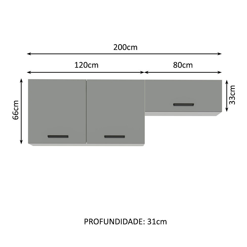 Kit Mueble para Garaje Multiuso Madesa Agata 200cm BG image number null