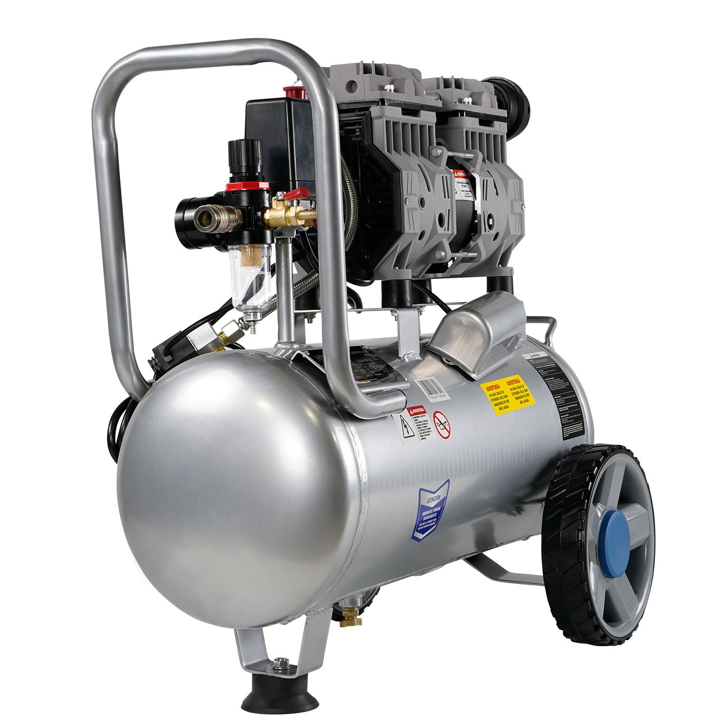 Compresor de Aire El&eacute;ctrico 0.75 Hp Hyundai 25 Litros 110v-60hz - HYK2525 image number null
