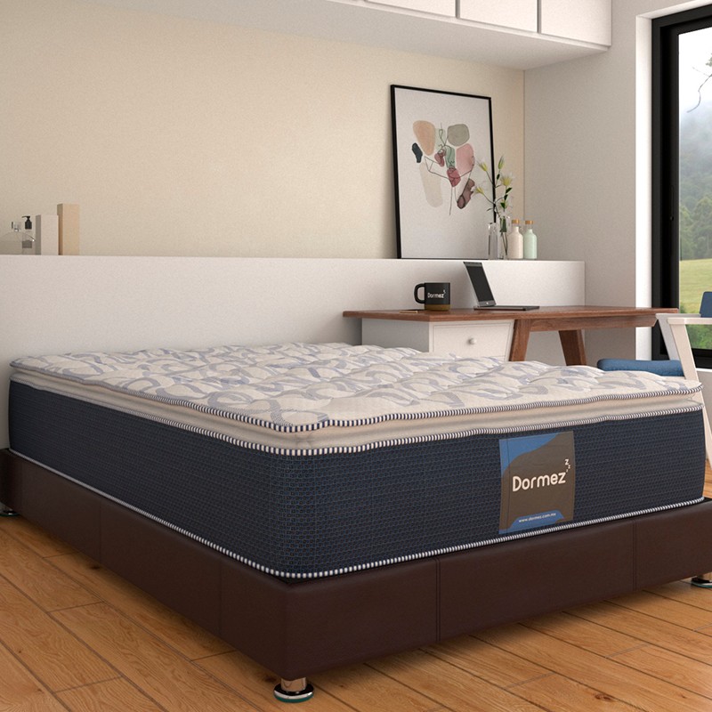 Colch&oacute;n Individual Onix Rom Silc Dormez Ortop&eacute;dico +2 ALMOHADAS GRATIS. image number null