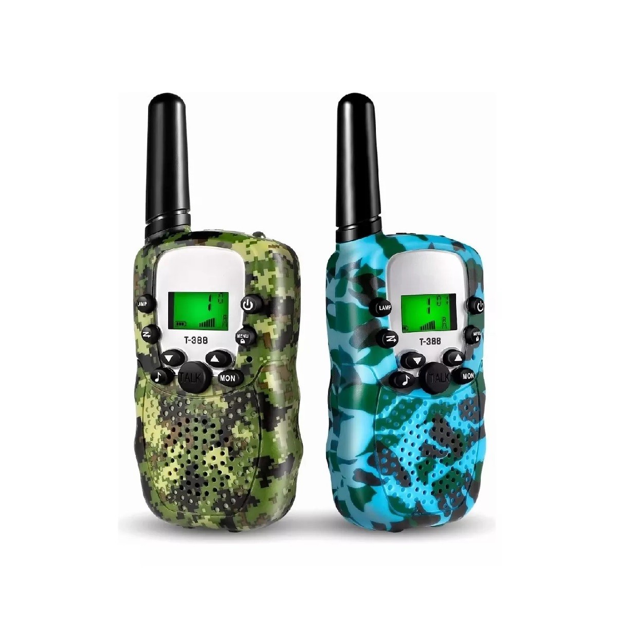 Par Radios Walkie Talkies Para Ni&ntilde;os Con 22 Canales 3km 2 Pzs image number null