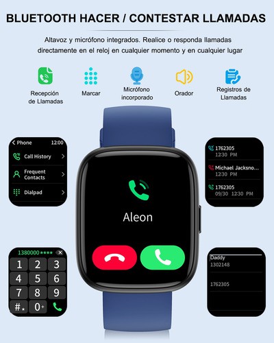 Reloj Inteligente Smartwatch Llamadas Bluetooth Para Alexa image number null